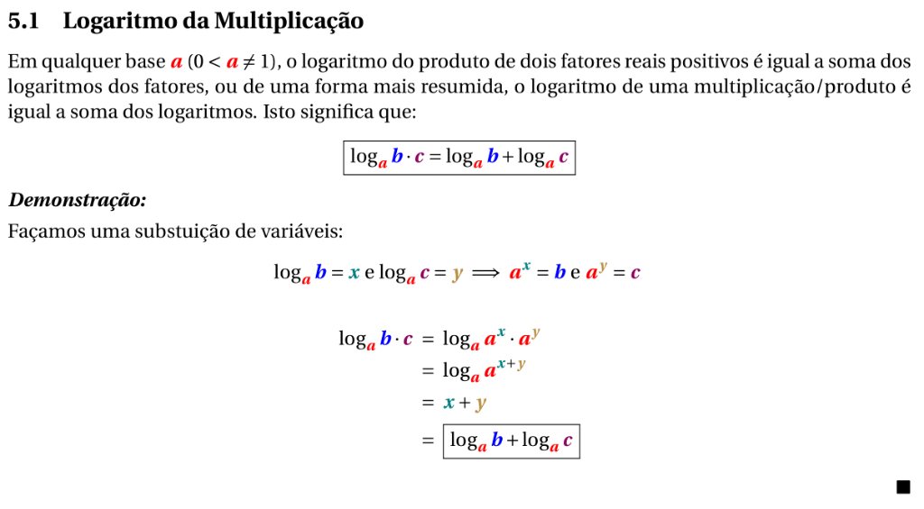 Cálculo Logaritmo 1