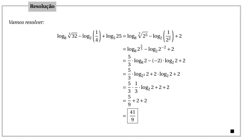 Cálculo Logaritmo 4